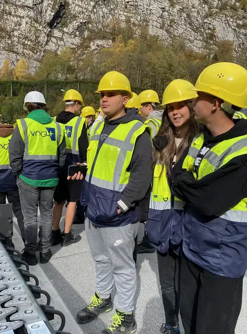 Exkursion in den Tiefbau: Spannende Einblicke in die Tunnelbaustelle der Firma Vogl+